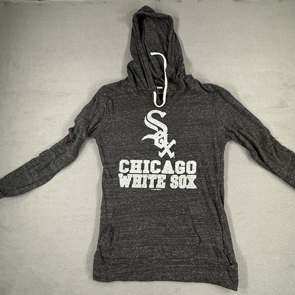 Majestic Tops - Chicago White Sox Pullover Top Sweatshirt Womens Sz S Gray Hoodie Shirt